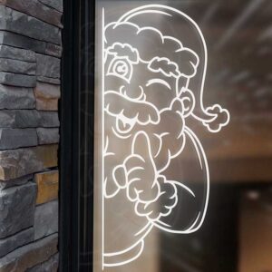 Alternative view of Raamsticker Gluurkerstman