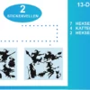 Raamstickers heksen op 2 sticker vellen 13-delig