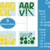 Raamstickers-Carnaval-Alaaf-Versiering-53delig Raamstickers Carnaval Alaaf Versiering 53delig
