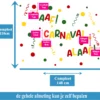 Raamstickers-Carnaval-Alaaf-Versiering-Afmeting Raamstickers Carnaval Alaaf Versiering Afmeting