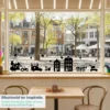 Raamstickers-Carnaval-Carnavalsoptocht-Huisjes-Praalwagen-Sfeerbeeld3 kopiëren