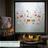 Raamstickers Carnaval Decoratie Woonkamer Rood Geel Groen kopieren