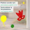 Raamstickers-Carnaval-Statisch-Herbruikbaar kopiëren Raamstickers Carnaval Statisch Herbruikbaar kopieren