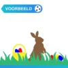 Raamdecoratie-Pasen-Raamstickers-Pasen-Paashaas kopiëren Raamdecoratie Pasen Raamstickers Pasen Paashaas kopieren