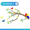 Raamdecoratie-Pasen-Raamstickers-Pasen-Paastak kopiëren Raamdecoratie Pasen Raamstickers Pasen Paastak kopieren