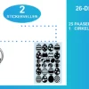 Raamsticker-Pasen-Vrolijk-Pasen-Cirkel-26delig kopiëren Raamsticker Pasen Vrolijk Pasen Cirkel 26delig kopieren