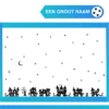 Raamstickers-Halloween-Huisjes-Raam Raamstickers Halloween, huisjes op een grote raam