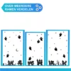 Raamstickers-Halloween-Huisjes-Spoken-Spookhuisjes-Ramen Raamstickers Halloween huisjes met spookjes verdeeld over meerdere ramen