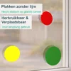 Raamstickers Statisch Herbruikbaar Carnaval Confetti kopieren