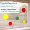 Raamstickers Uitgesneden Dubbelzijdig Carnaval Confetti kopieren