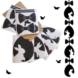 statische raamstickers paashangers set 16-delig raamdecoratie
