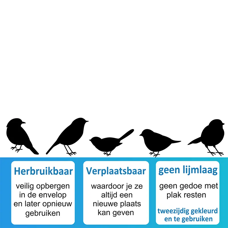 Raamsticker koningsdag tekst | Herbruikbaar