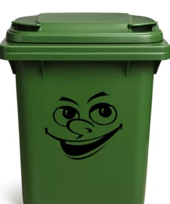 Kliko sticker cartoon gezicht – Blij