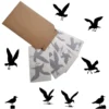 Zelfklevende raamstickers meeuwen 8-delig met vliegende en staande meeuwen