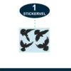 Raamstickers-Vogels-Duiven-Stickervel-Statisch kopiëren